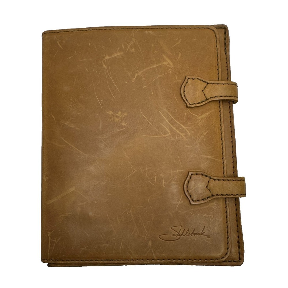 Saddleback Leather Tablet ipad ebook Case 8x10 Chestnut Brown Distressed Durable